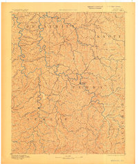 Hazard 1891 topographic map thumbnail