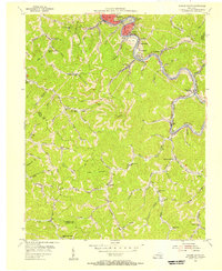Hazard South 1954 topographic map thumbnail