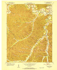 Head Of Grassy 1950 topographic map thumbnail