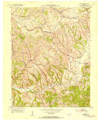 Hedges 1952 topographic map thumbnail