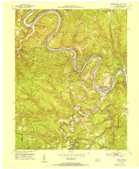 Heidelberg 1952 topographic map thumbnail