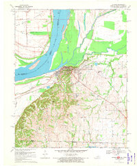 Hickman 1970 topographic map thumbnail