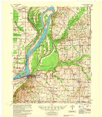 Hickman 1955 topographic map thumbnail