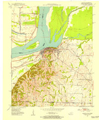 Hickman 1951 topographic map thumbnail