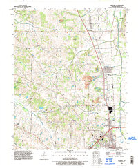 Hickory 1994 topographic map thumbnail