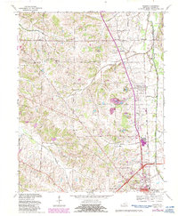 Hickory 1969 topographic map thumbnail