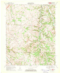 Hickory Flat 1967 topographic map thumbnail