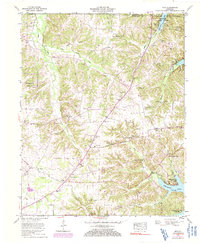 Hico 1955 topographic map thumbnail