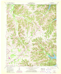 Hico 1955 topographic map thumbnail
