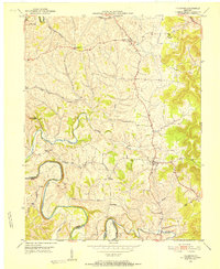 Hillsboro 1951 topographic map thumbnail