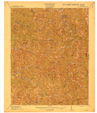 Hindman 1915 topographic map thumbnail