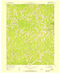 Hindman 1954 topographic map thumbnail