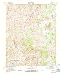Hiseville 1973 topographic map thumbnail
