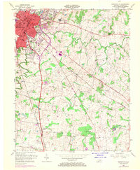 Hopkinsville 1956 topographic map thumbnail