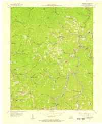 Hoskinston 1954 topographic map thumbnail