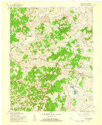 Howe Valley 1960 topographic map thumbnail