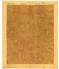 Hurley topographic map thumbnail