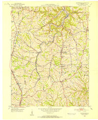 Independence 1950 topographic map thumbnail