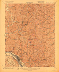 Ironton 1900 topographic map thumbnail