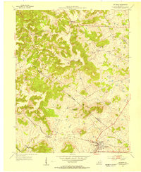 Irvington 1953 topographic map thumbnail