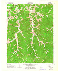 Isonville 1962 topographic map thumbnail