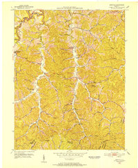 Isonville 1950 topographic map thumbnail