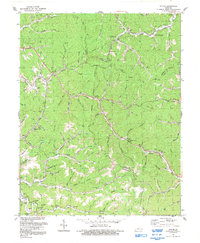 Ivyton 1992 topographic map preview