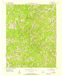 Ivyton 1953 topographic map preview