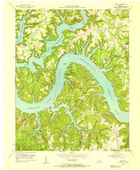 Jabez 1954 topographic map thumbnail