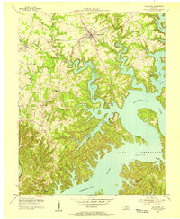 Jamestown 1953 topographic map thumbnail