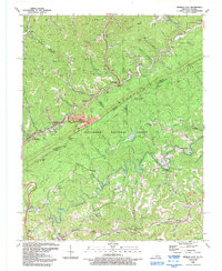 Jenkins East 1992 topographic map thumbnail