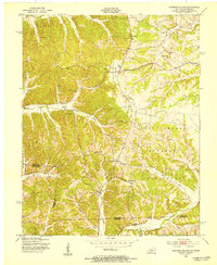 Johnson Hollow 1951 topographic map thumbnail