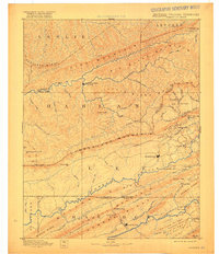 Jonesville topographic map thumbnail