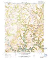 Kingswood 1963 topographic map thumbnail