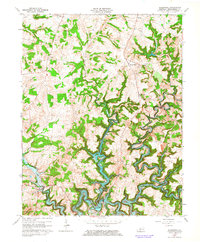 Kingswood 1963 topographic map thumbnail