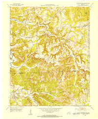 Kirkmansville 1953 topographic map thumbnail