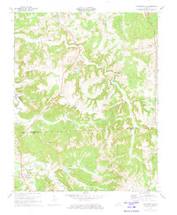 Kirkmansville 1972 topographic map thumbnail