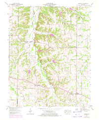 Kirksey 1951 topographic map thumbnail