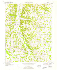 Kirksey 1951 topographic map thumbnail