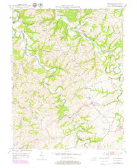 Kirksville 1952 topographic map thumbnail