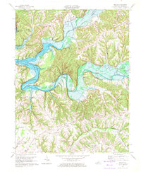Knifley 1970 topographic map thumbnail