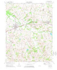La Center 1975 topographic map thumbnail