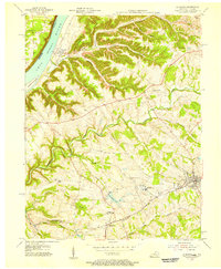 La Grange 1954 topographic map thumbnail