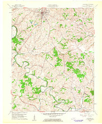 Lancaster 1961 topographic map thumbnail
