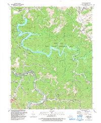 Lancer 1992 topographic map thumbnail