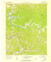 Lancer 1954 topographic map thumbnail