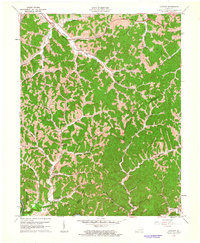 Landsaw 1961 topographic map thumbnail