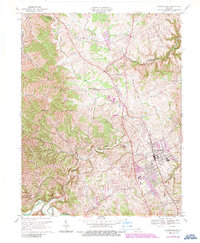 Lawrenceburg topographic map thumbnail