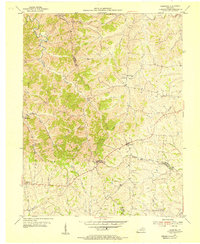 Leesburg 1954 topographic map thumbnail