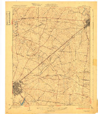 Lexington 1929 topographic map thumbnail